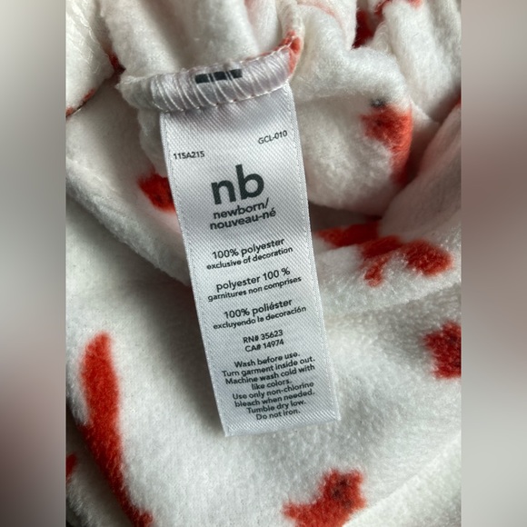 Carter’s Newborn Fox Baby Footie Sleeper Unisex - Picture 4 of 6